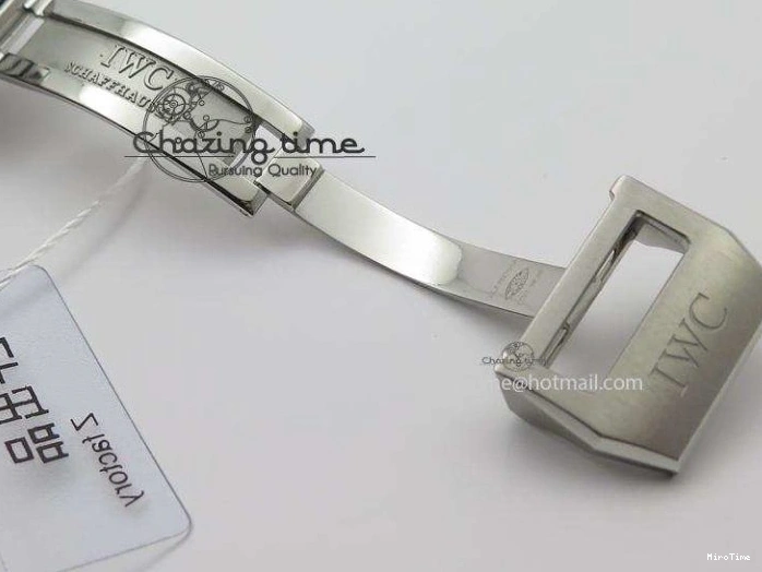 MIROTIME 0216 Pilot Chrono SS IW387808 CF3 ZF 1:1 Best Edition On Brown Leather Strap A Soft 7328